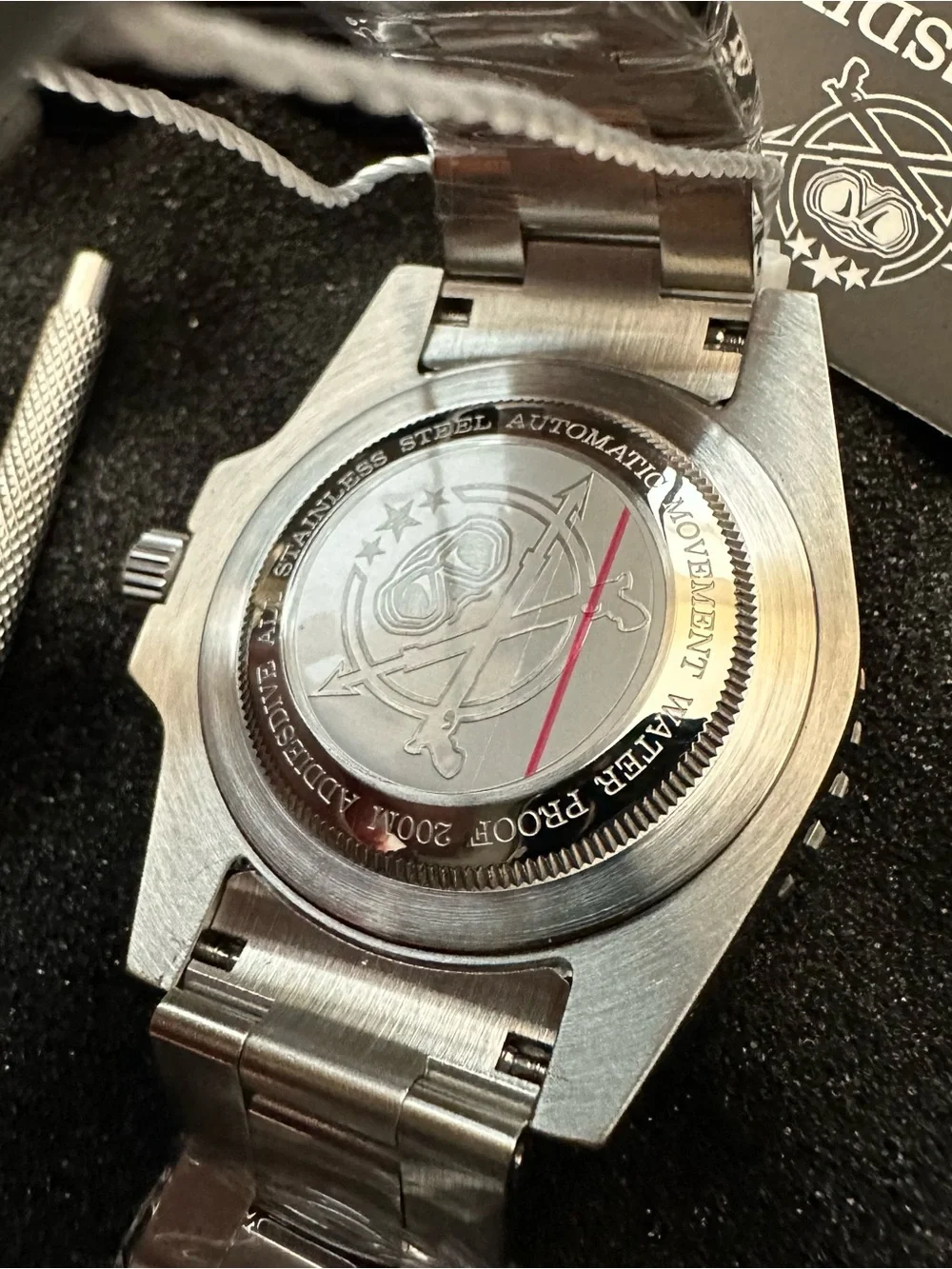 Addiesdive Men’s Dive Watch Automatic Stainless Steel 200M Waterproof New in Box